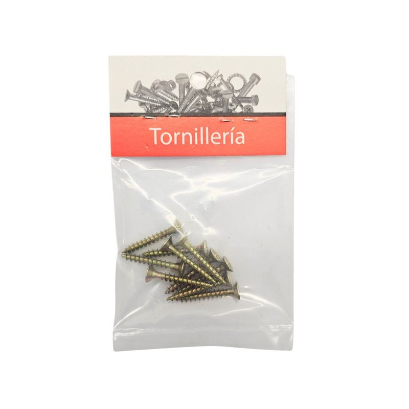 Tornillos para Madera Tipo SPAX 3.5 x 25 mm Cincados 10 Unidades