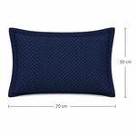 Sobrefunda de Almohada Espinha de 50 x 70 Cm en Color Azul