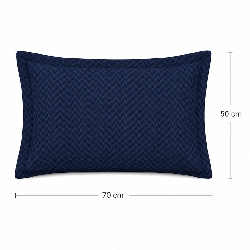 Sobrefunda de Almohada Espinha de 50 x 70 Cm en Color Azul