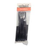 Tarugos Plásticos 1/2 Plg Negros 10 Unidades
