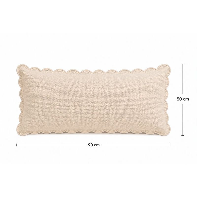 Sobrefunda de Almohada King Granite de 50 x 90 Cm en Color Beige
