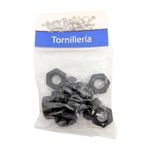 Tuerca Hexagonal Métrica de Acero Negro M10 x 1.50 Bolsa con 10 Piezas