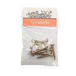 Tornillos para Madera Tipo SPAX 5 x 30 mm Dorados 10 Unidades