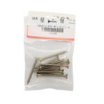 Tornillos para Madera Tipo SPAX 4 x 40 mm Dorados 10 Unidades