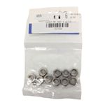 Tuerca Hexagonal Métrica de Acero Inoxidable M6 Bolsa con 10 Piezas