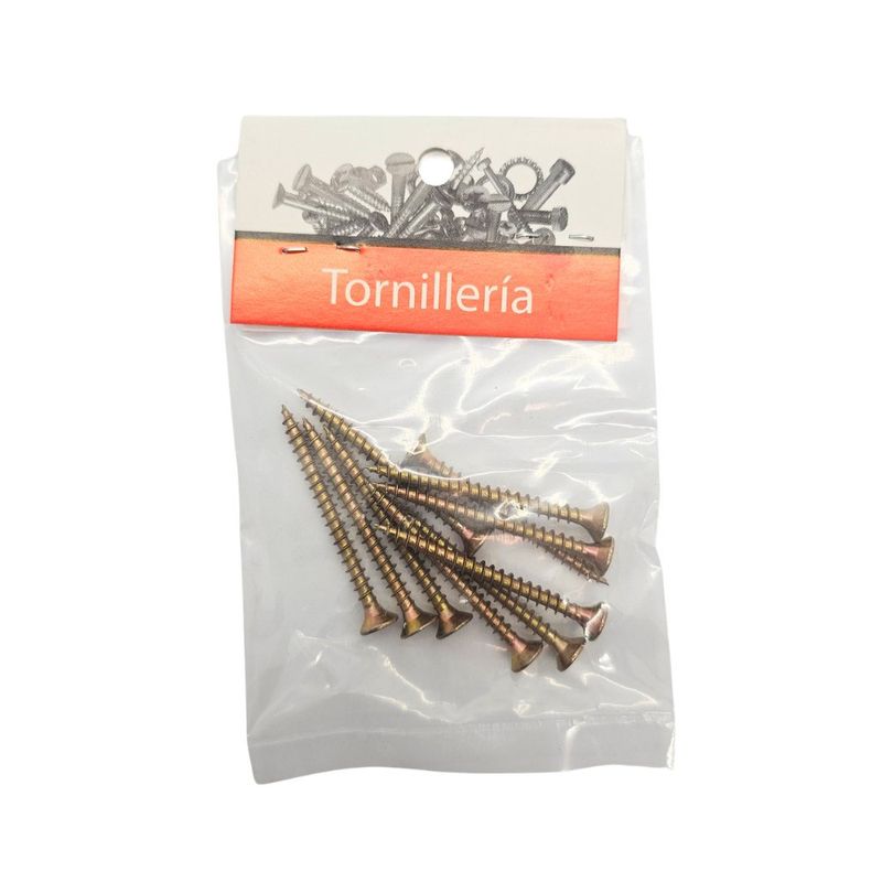 Tornillos para Madera Tipo SPAX 3.5 x 40 mm Cincados 10 Unidades