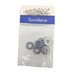 Roldana Plana Galvanizada 3/16 Plg Bolsa con 10 Piezas