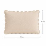 Sobrefunda de Almohada Granite de 50 x 70 Cm en Color Beige