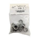 Tuerca Hexagonal de Acero Inoxidable NC 3/8 Plg 16 Hilos Bolsa con 10 Piezas