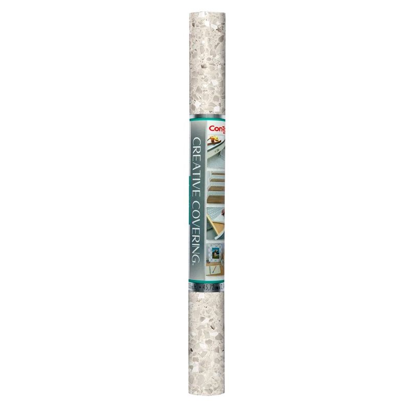 Papel ConTact Adhesivo Diseño Terrazzo Beige Stone de 45.7 Cm x 2.74 M