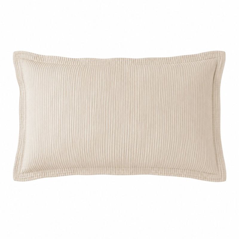 Sobrefunda de Almohada Alicante de 50 x 70 Cm en Color Beige