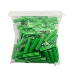 Tarugos Plásticos 9/32 Plg Verdes 100 Unidades