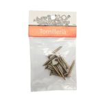 Tornillos para Madera Tipo SPAX 4 x 25 mm Dorados 10 Unidades