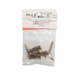 Tornillos para Madera Tipo SPAX 4 x 25 mm Dorados 10 Unidades
