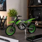 Motocicleta de Juguete Motocross con Suspensión, Llantas de Hule y Partes Cromadas - Presentación Surtida