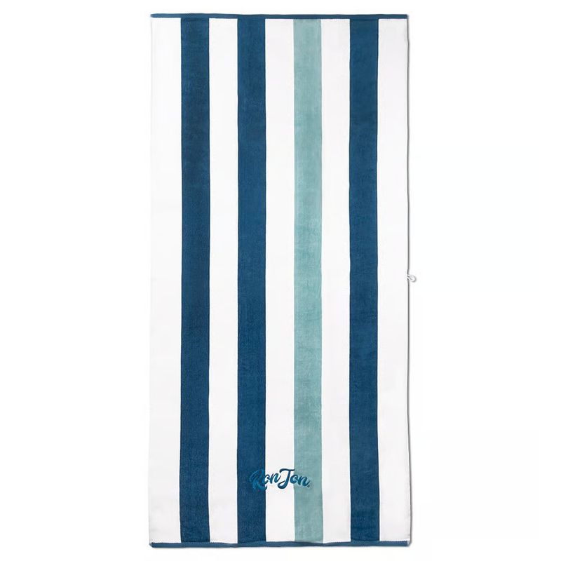 Toalla de Playa Jon Stripe Color Navy Sand 89 x 178 cm