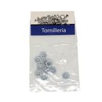 Tuerca Hexagonal de Acero Grado 2 Galvanizado NC 3/16 Plg 24 Hilos Bolsa con 10 Piezas