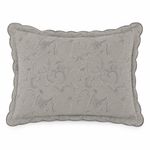 Sobrefunda de Almohada Pauleta de 50 x 70 Cm en Color Gris