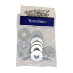 Roldana Plana Galvanizada 5/16 Plg Bolsa con 10 Piezas