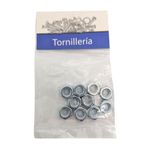 Tuerca Hexagonal de Acero Grado 2 Galvanizado NC 1/4 Plg 20 Hilos Bolsa con 10 Piezas
