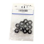 Tuerca Hexagonal Métrica de Acero Negro M8 x 1.25 Bolsa con 10 Piezas