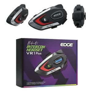 Intercomunicador para Casco Edge VR1 Plus Bluetooth 5.4 Negro