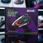 Intercomunicador para Casco Edge VR1 Plus Bluetooth 5.4 Negro