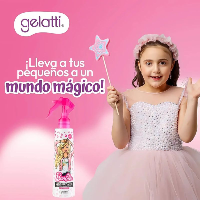 Spray Desenredante Infantil para Peinar Diseño Barbie 200 mL