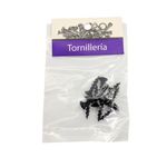 Tornillo para Tablaroca y Yeso 8 x 3/4 Plg Color Negro Bolsa con 10 Piezas