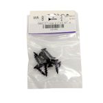 Tornillo para Tablaroca y Yeso 8 x 3/4 Plg Color Negro Bolsa con 10 Piezas