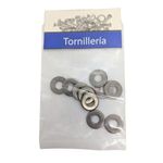 Roldana Plana 3/16 Plg Bolsa con 10 Piezas