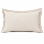 Sobrefunda de Almohada King Espinha de 50 x 90 Cm en Color Beige