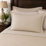 Sobrefunda de Almohada King Espinha de 50 x 90 Cm en Color Beige