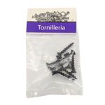 Tornillo para Tablaroca y Yeso 8 x 1 Plg Color Negro Bolsa con 10 Piezas