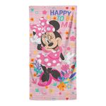 Toalla Infantil Minnie Mouse Happy To Be Me 71 x 147 cm