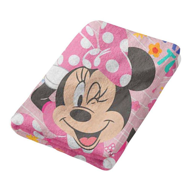 Toalla Infantil Minnie Mouse Happy To Be Me 71 x 147 cm