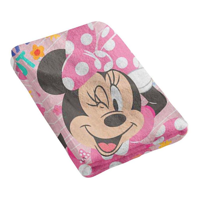 Toalla Infantil Minnie Mouse Happy To Be Me 71 x 147 cm