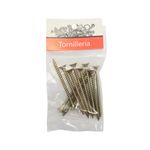 Tornillos para Madera Tipo SPAX 4.5 x 60 mm Dorados 10 Unidades