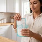 Bolsas para Almacenar Leche Materna Pre-esterilizadas con Doble Cierre 220 mL, 50 Unidades