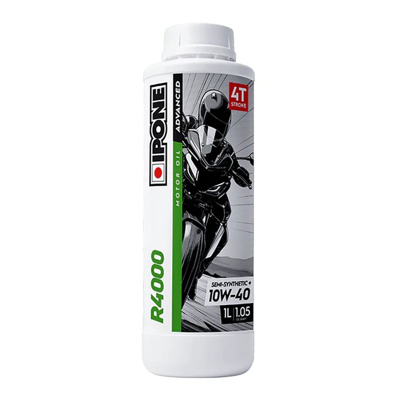 Aceite de Motor Semisintético 10W-40 para Moto de 4 Tiempos de 1 L