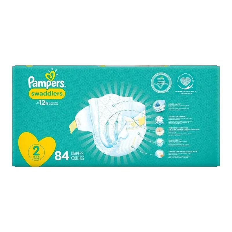 Pañales Pampers Swaddlers Etapa 2 - 84 Unidades