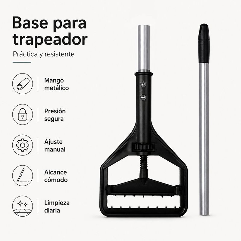 Palo para Trapeador Metálico Leoncito