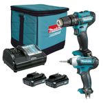 Combo Rotomartillo y Atornillador de Impacto de 12 V