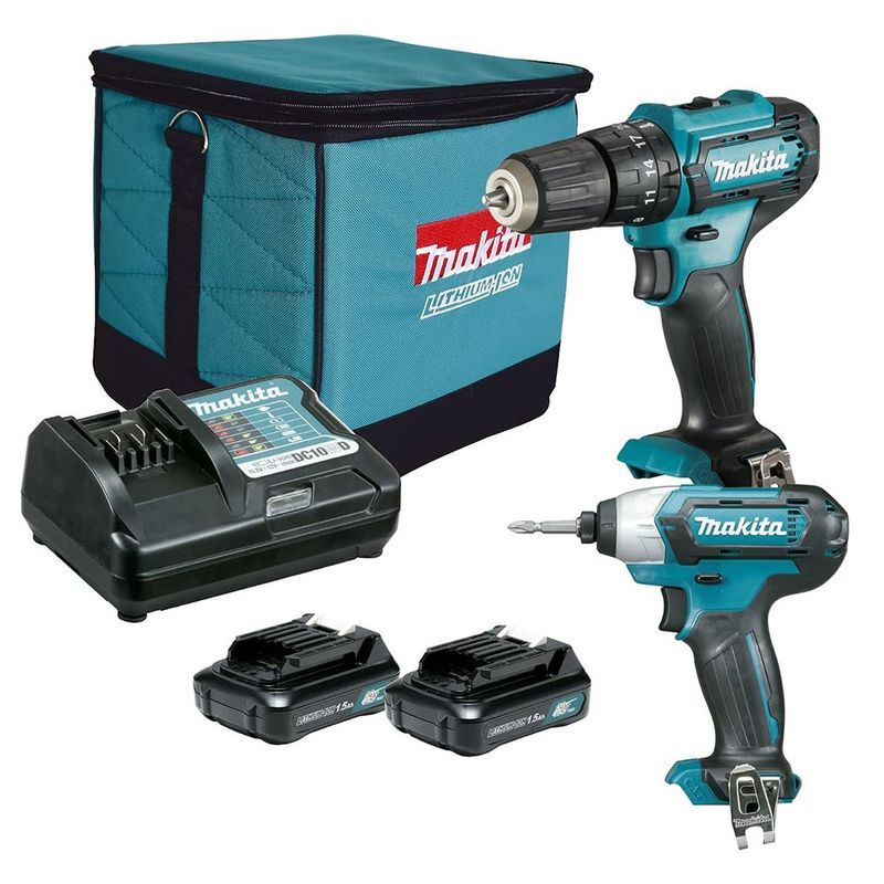 Combo Rotomartillo y Atornillador de Impacto de 12 V