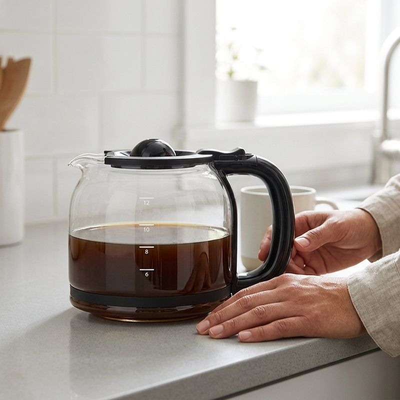 Jarra de Vidrio de Repuesto para Cafetera de Goteo Rosthal de 12 Tazas