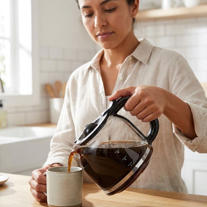 Jarra de Vidrio de Repuesto para Cafetera de Goteo Rosthal de 12 Tazas