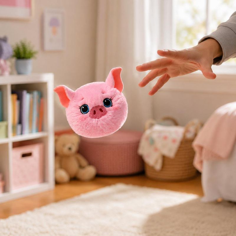 Ty Bouncer Cerdito Posey Rosa 10 cm