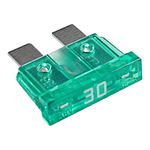 Caja de Fusibles Verdes de Espiga Automotriz de 30 Amp de 5 Unidades