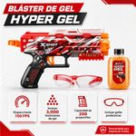 Lanzador Manual X-Shot Hyper Gel Stinger con 3,000 Pellets y Gafas de Protección