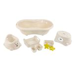 Set Baby Shower Infantil Unisex 9 Piezas Beige